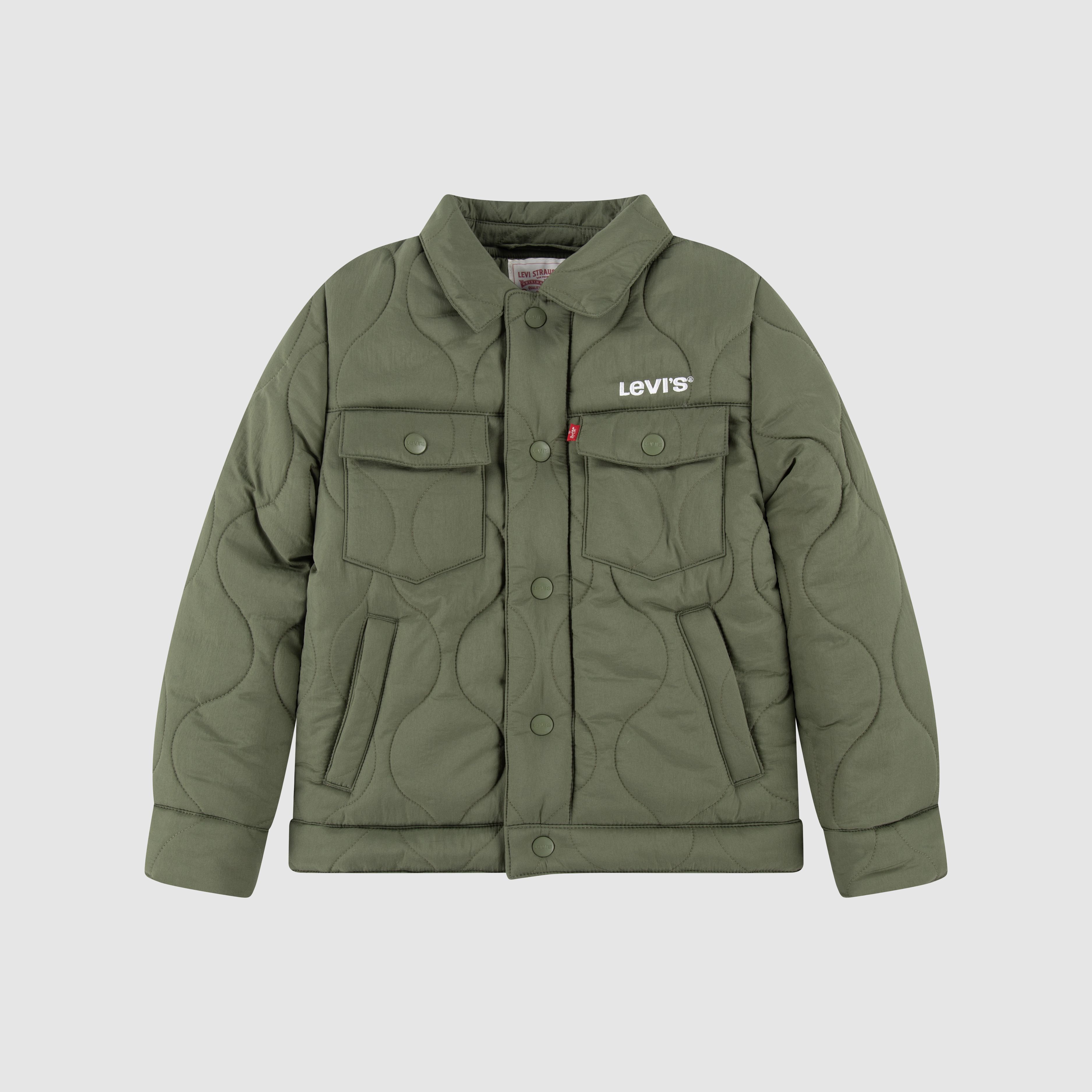 Quilted Trucker Jacket Little Boys 4-7 1