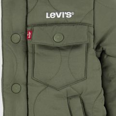 Quilted Trucker Jacket Toddler Boys 2T-4T — Four Leaf Clover - Green 6