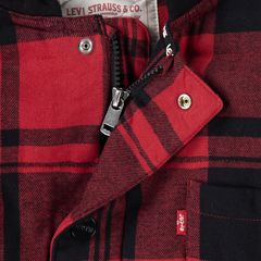 Synthetic Filled Shacket Big Boys 8-20 — Black - Charcoal 3