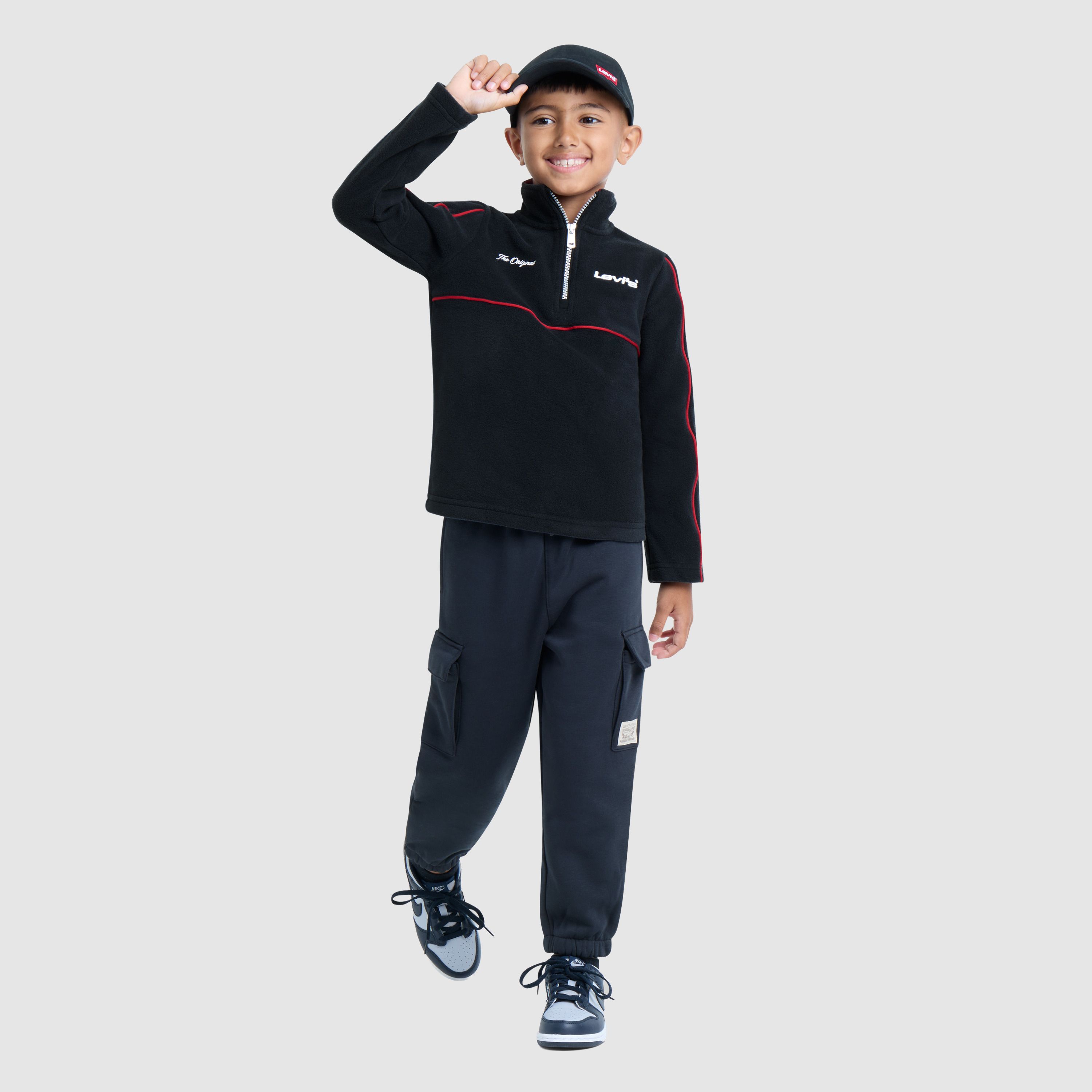 Толстовка Levi's Pop Color 1/4 Zip для мальчиков