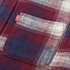Shadow Plaid Shirt Big Boys 8-20 — Tawny Port - Red 4