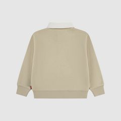 Striped Rugby Sweatshirt Toddler Boys 2T-4T — Fields Of Rye - Brown 2