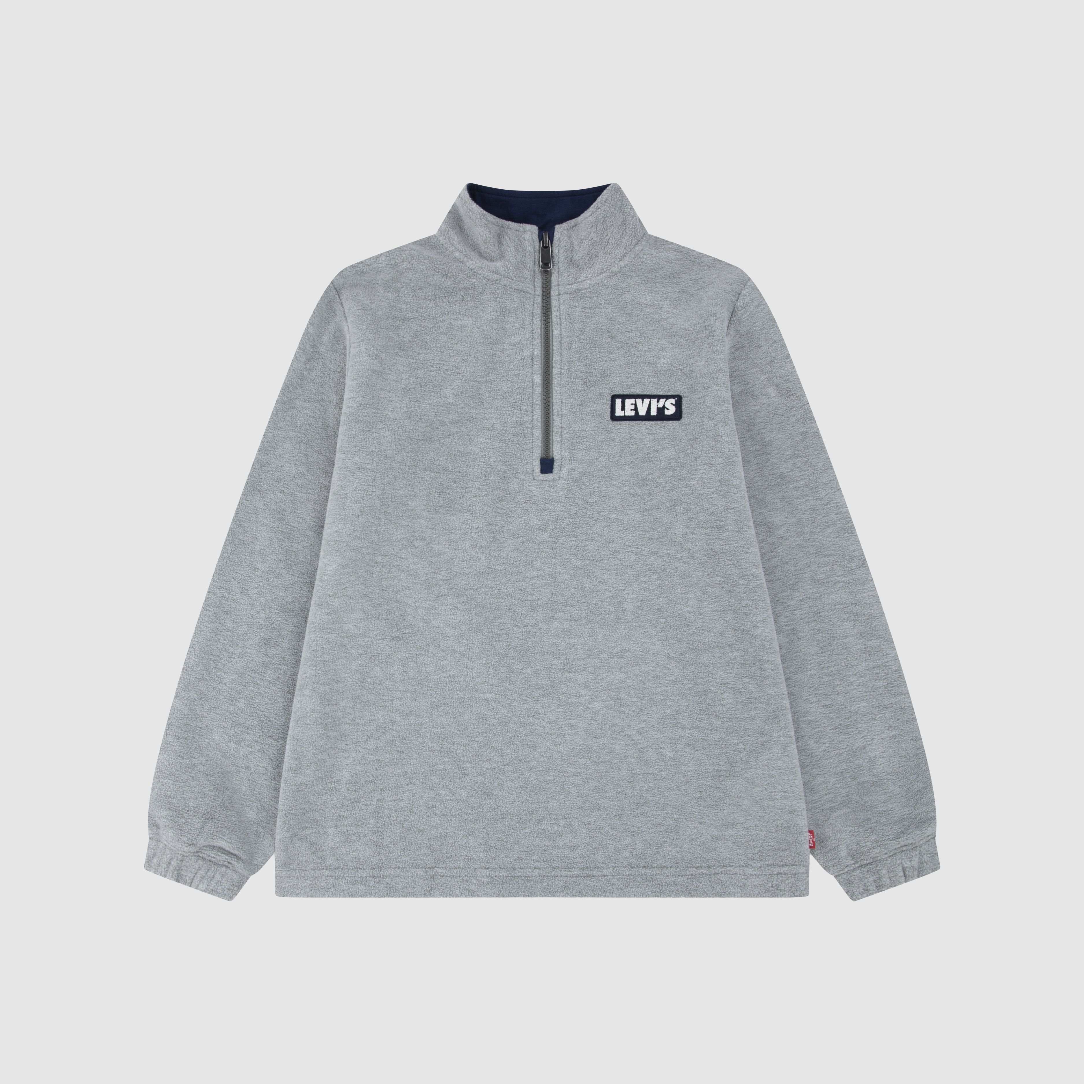 Solid 1/4 Zip Big Boys 8-20 1
