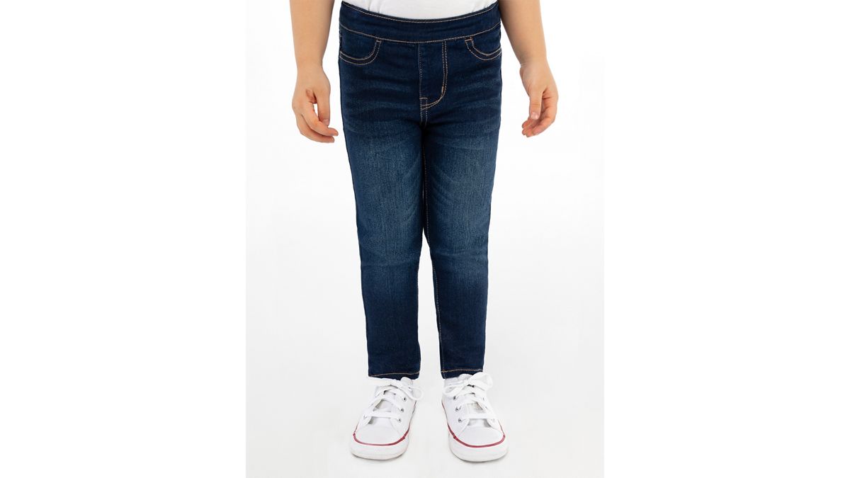 Pull On Jeggings Toddler Girls 2T-4T — Mandolin - Dark Wash