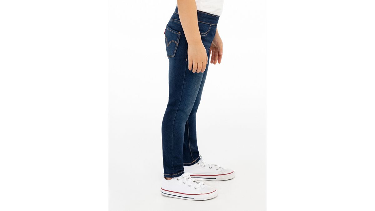 Pull On Jeggings Toddler Girls 2T-4T — Mandolin - Dark Wash