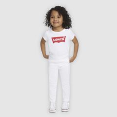 Pull On Jeggings Toddler Girls 2T-4T — White - White 1