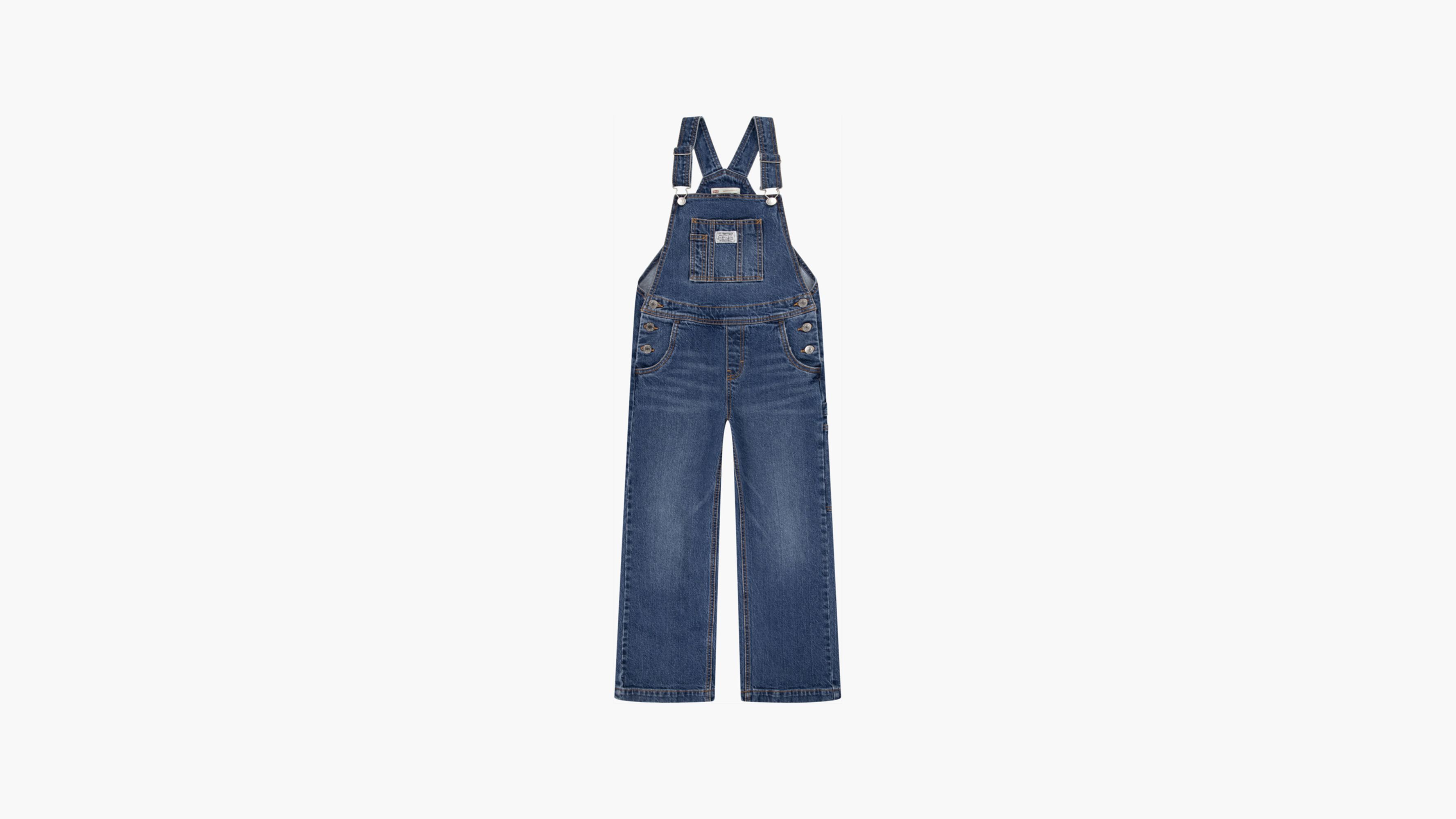 Baggy Denim Overalls Big Girls 7-16 1