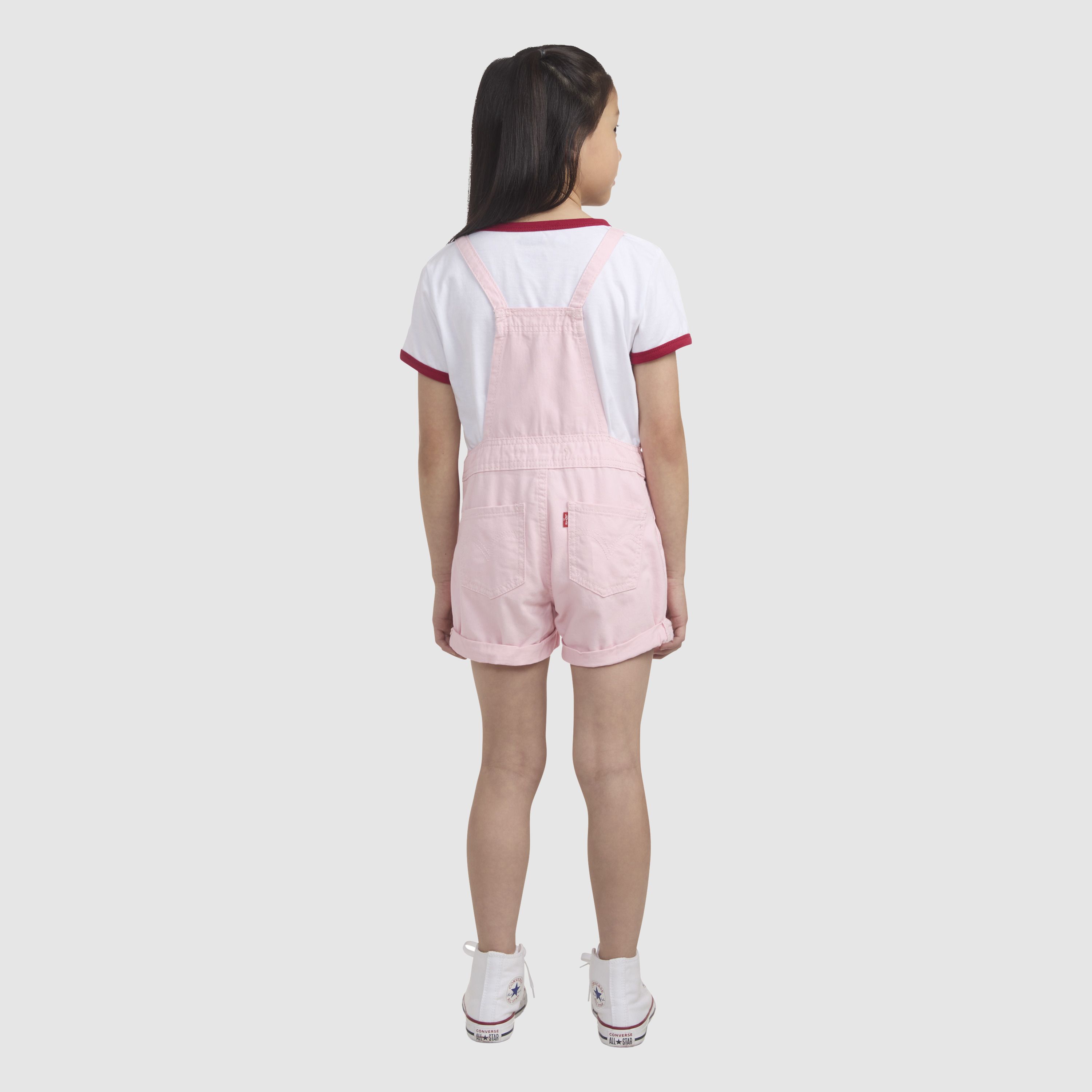 Knot Stap Shortalls Little Girls 4-6 4