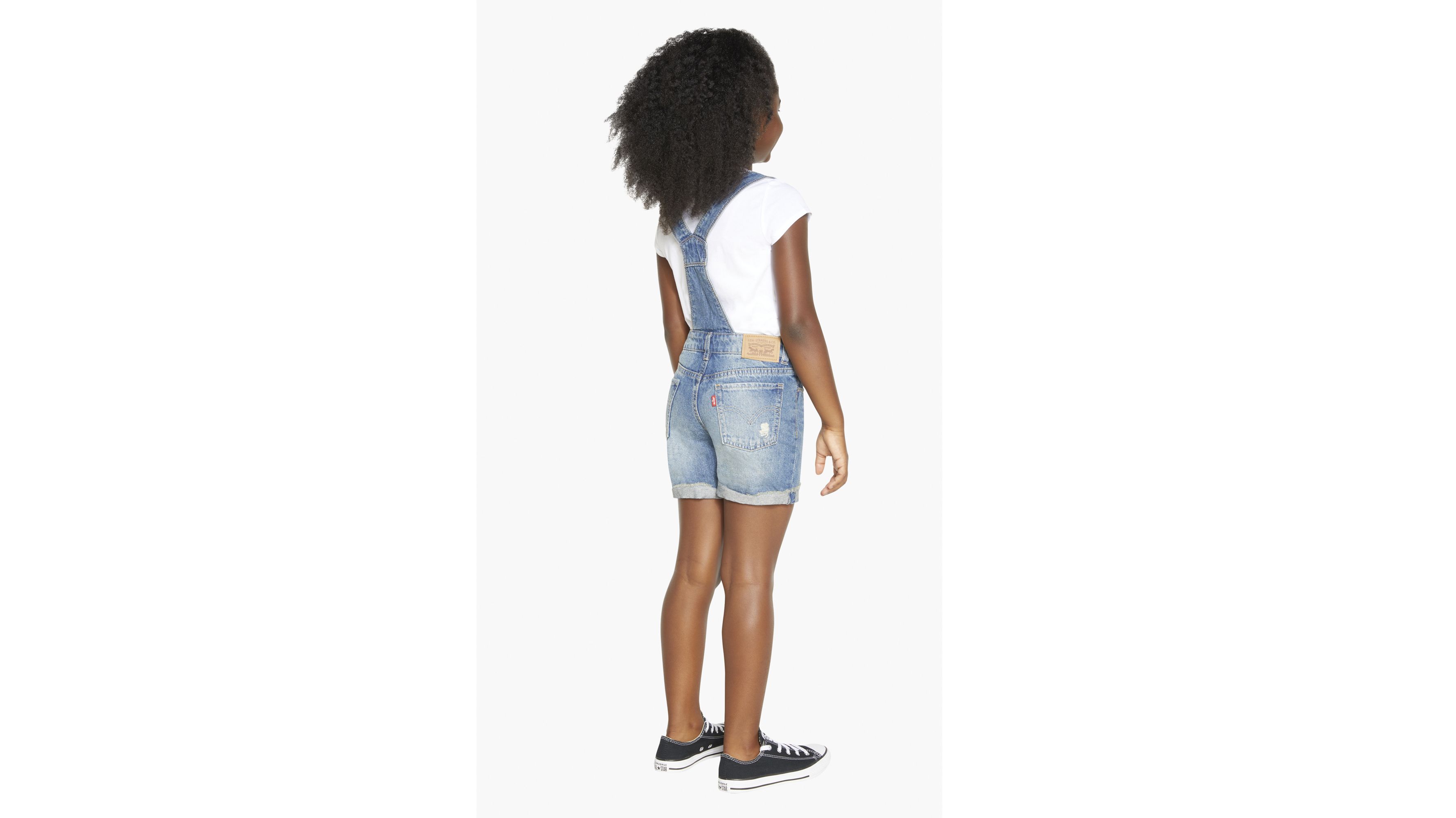 Denim Shortalls Little Girls 4-6X 3
