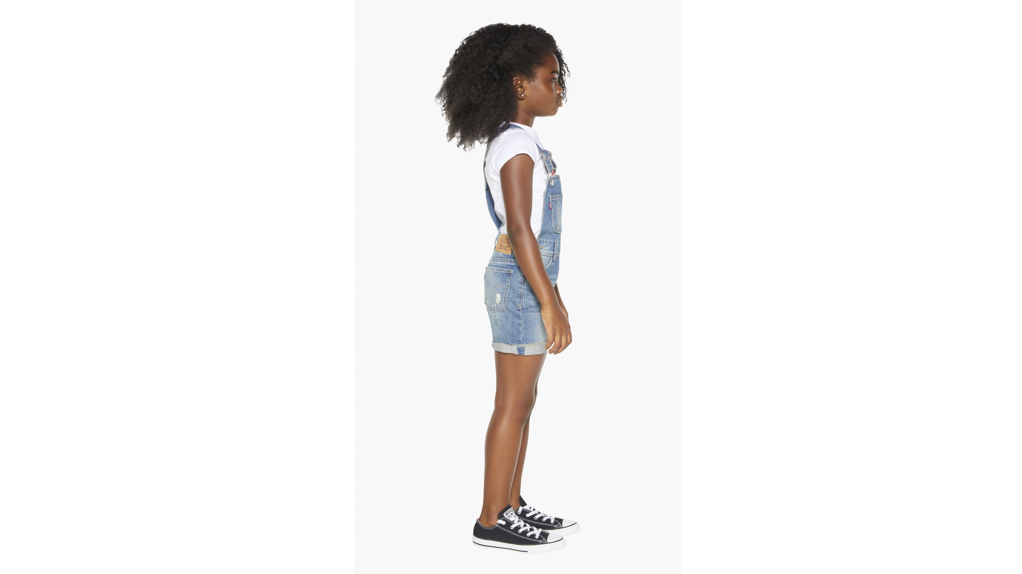 Denim Shortalls Little Girls 4-6X 2