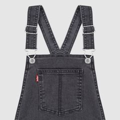 Little Girls 4-6x Girlfriend Overalls — Skyler - Dark Wash 7