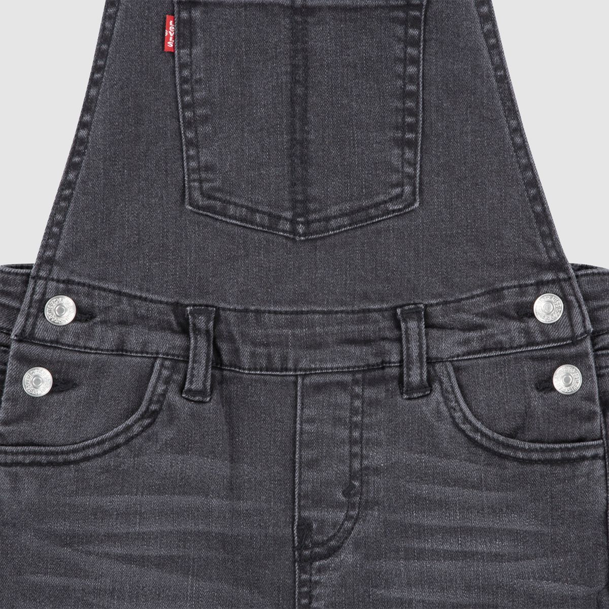 Little Girls 4-6x Girlfriend Overalls — Skyler - Dark Wash