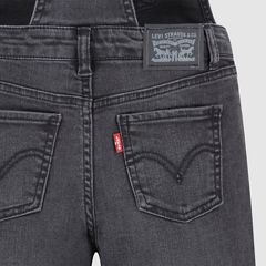 Little Girls 4-6x Girlfriend Overalls — Skyler - Dark Wash 9