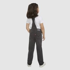 Little Girls 4-6x Girlfriend Overalls — Skyler - Dark Wash 4