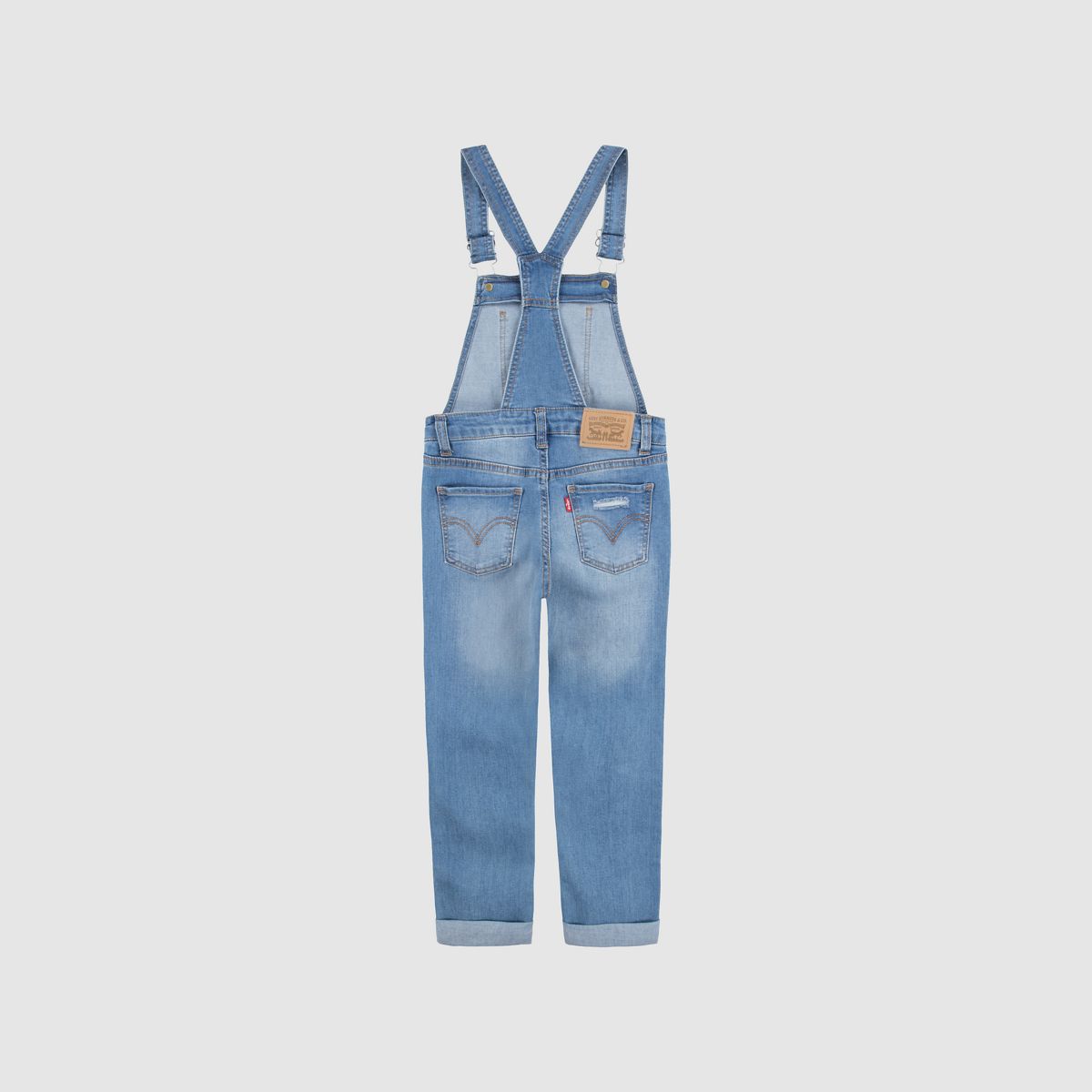 Little Girls 4-6x Girlfriend Overalls — Palisades - Medium Wash
