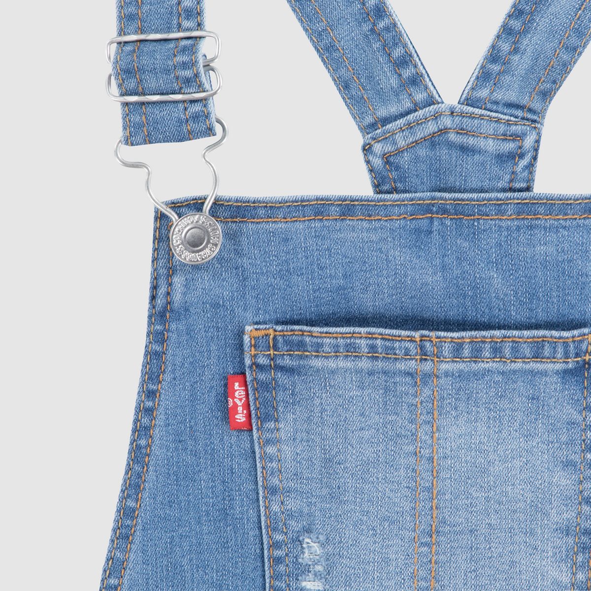 Little Girls 4-6x Girlfriend Overalls — Palisades - Medium Wash