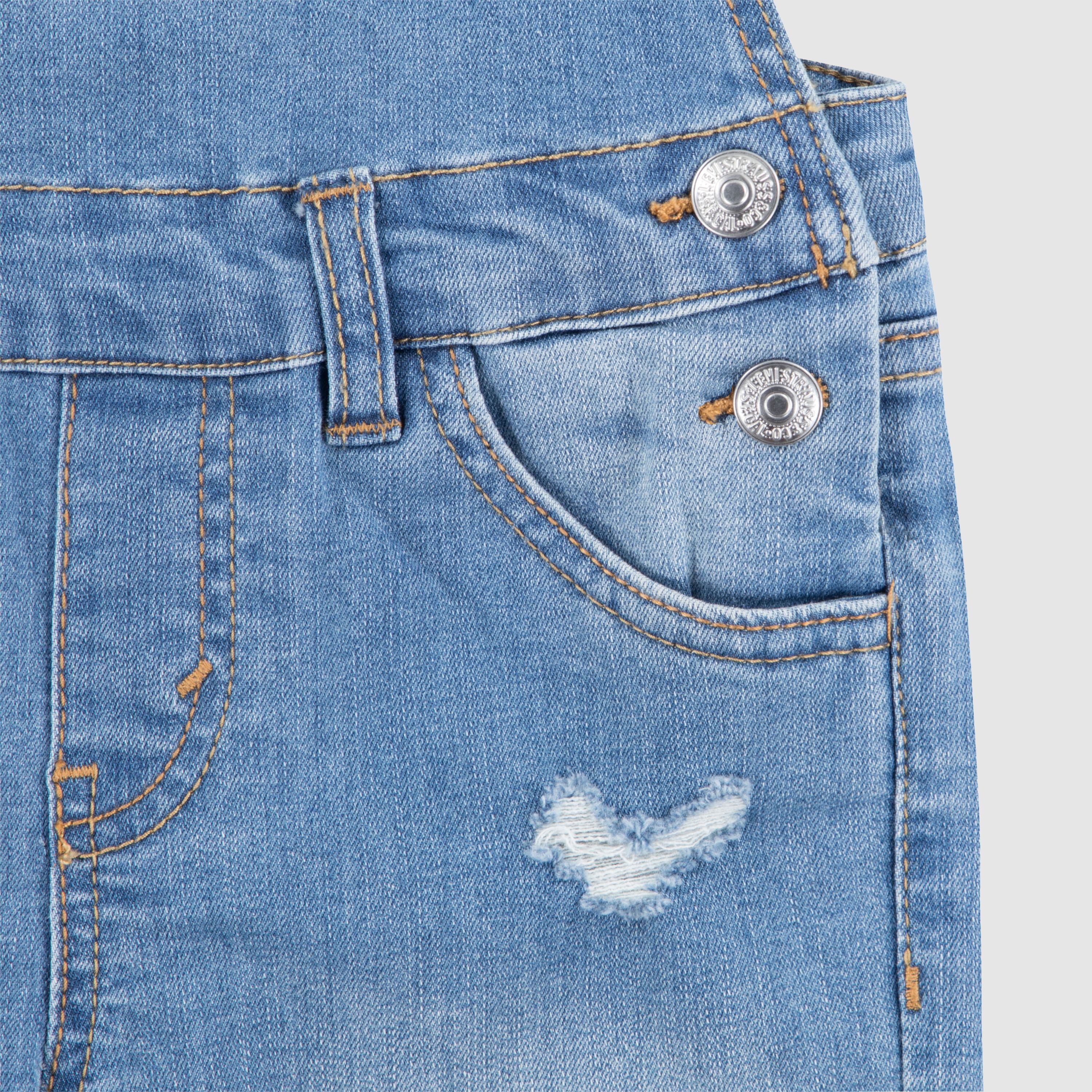 Little Girls 4-6x Girlfriend Overalls 8