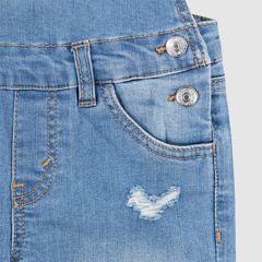 Little Girls 4-6x Girlfriend Overalls — Palisades - Medium Wash 8