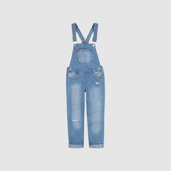 Little Girls 4-6x Girlfriend Overalls — Palisades - Medium Wash 5