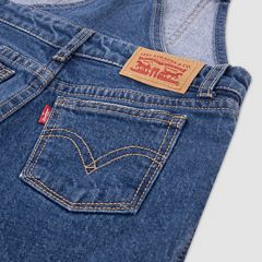 Oversized Denim Overalls Big Girls 7-16 — Rushmore - Blue 3