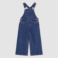 Oversized Denim Overalls Big Girls 7-16 — Rushmore - Blue 1