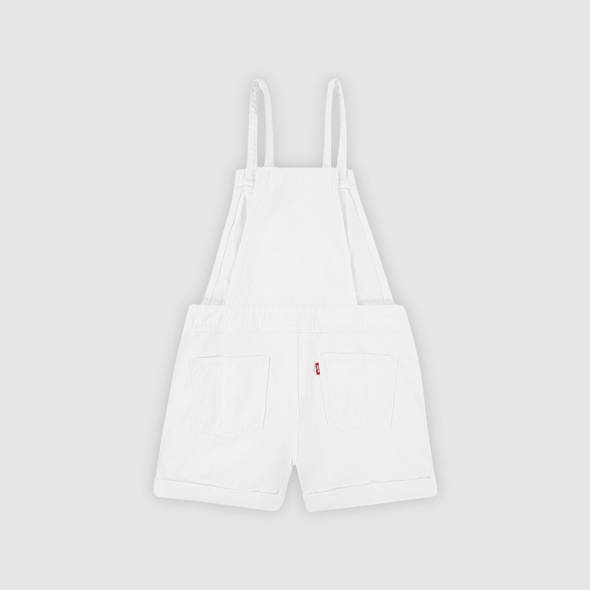 Knot Strap Shortall Big Girls 7-16 — White