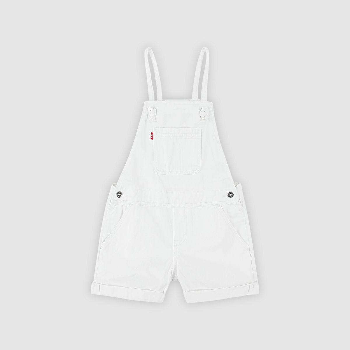 Knot Strap Shortall Big Girls 7-16 — White