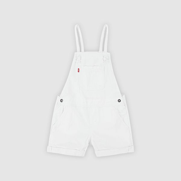Knot Strap Shortall Big Girls 7-16 — White