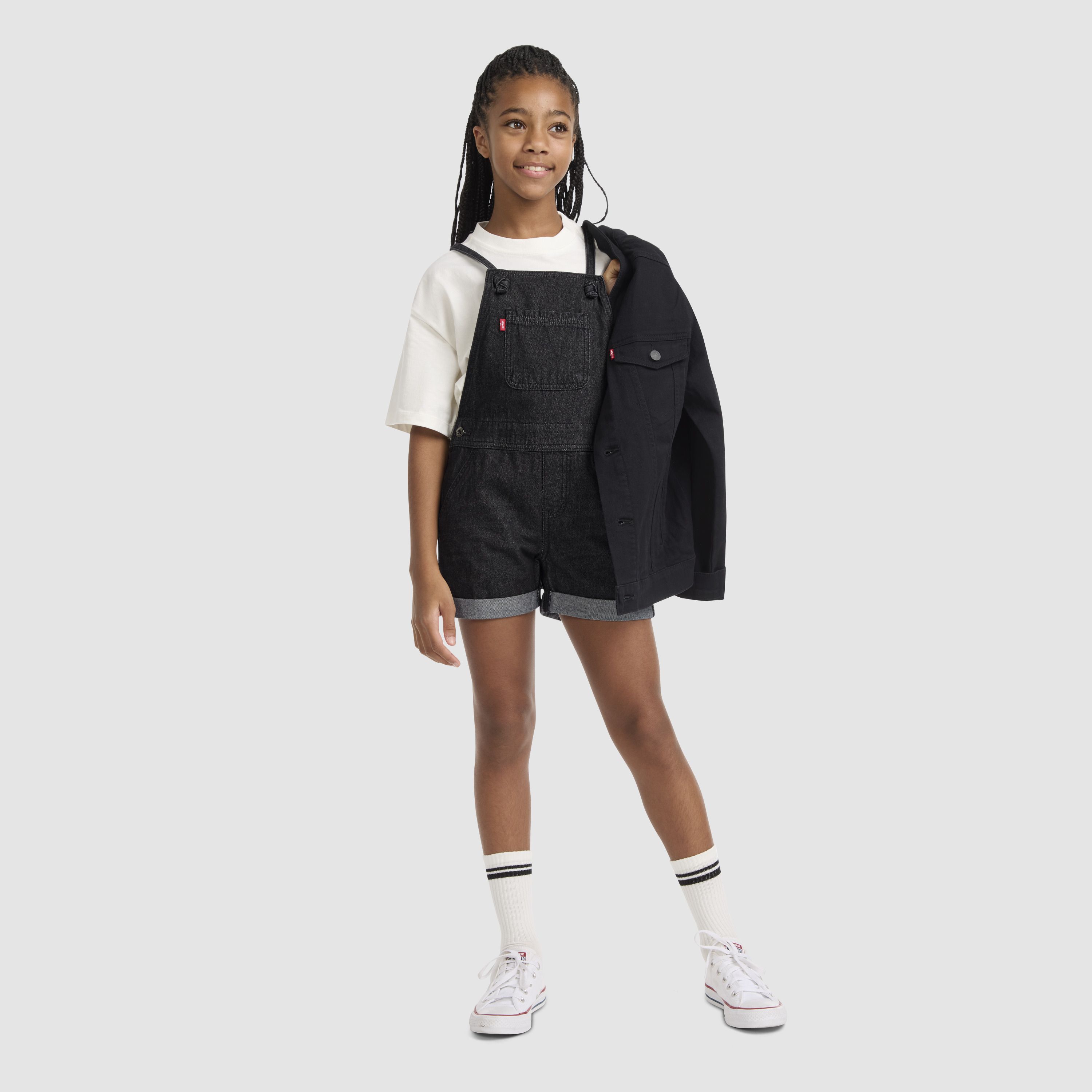Knot Strap Shortall Big Girls 7-16 3