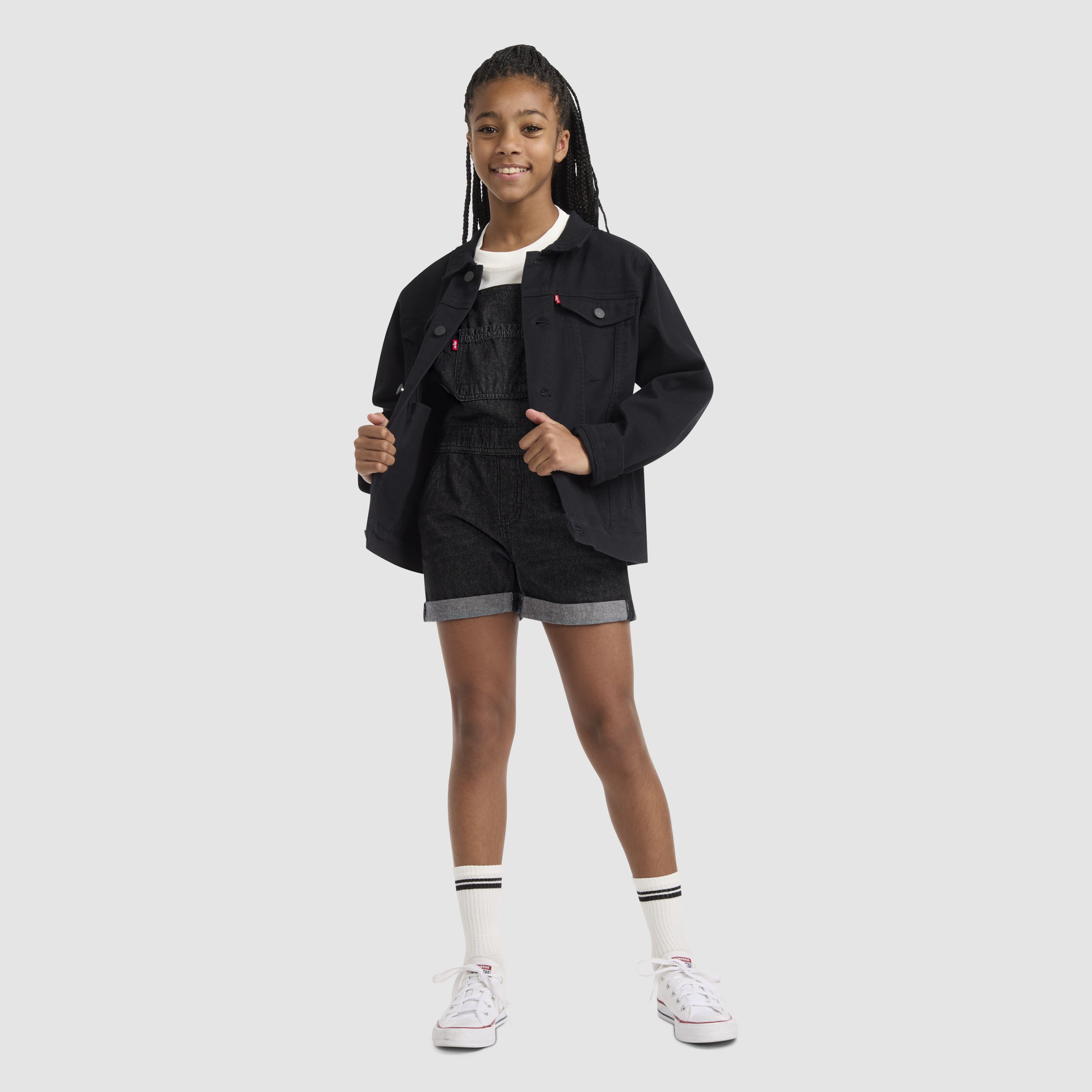 Knot Strap Shortall Big Girls 7-16 4