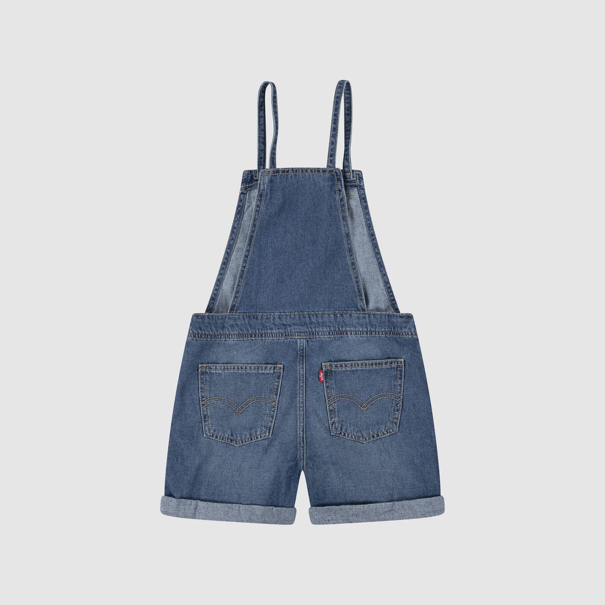 Knot Strap Shortall Big Girls 7-16 — Hometown Blue - Blue