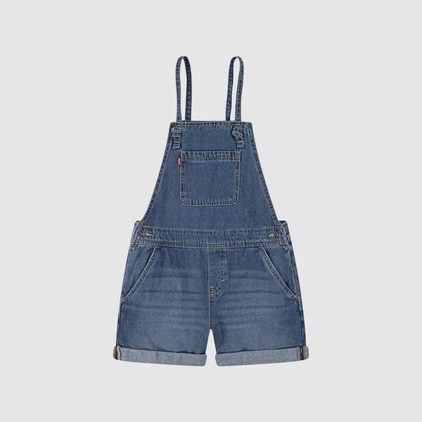 Knot Strap Shortall Big Girls 7-16 — Hometown Blue - Blue
