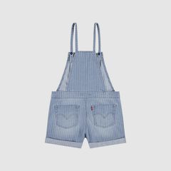 Knot Strap Shortall Big Girls 7-16 — Ever Afternoon - Light Wash 2