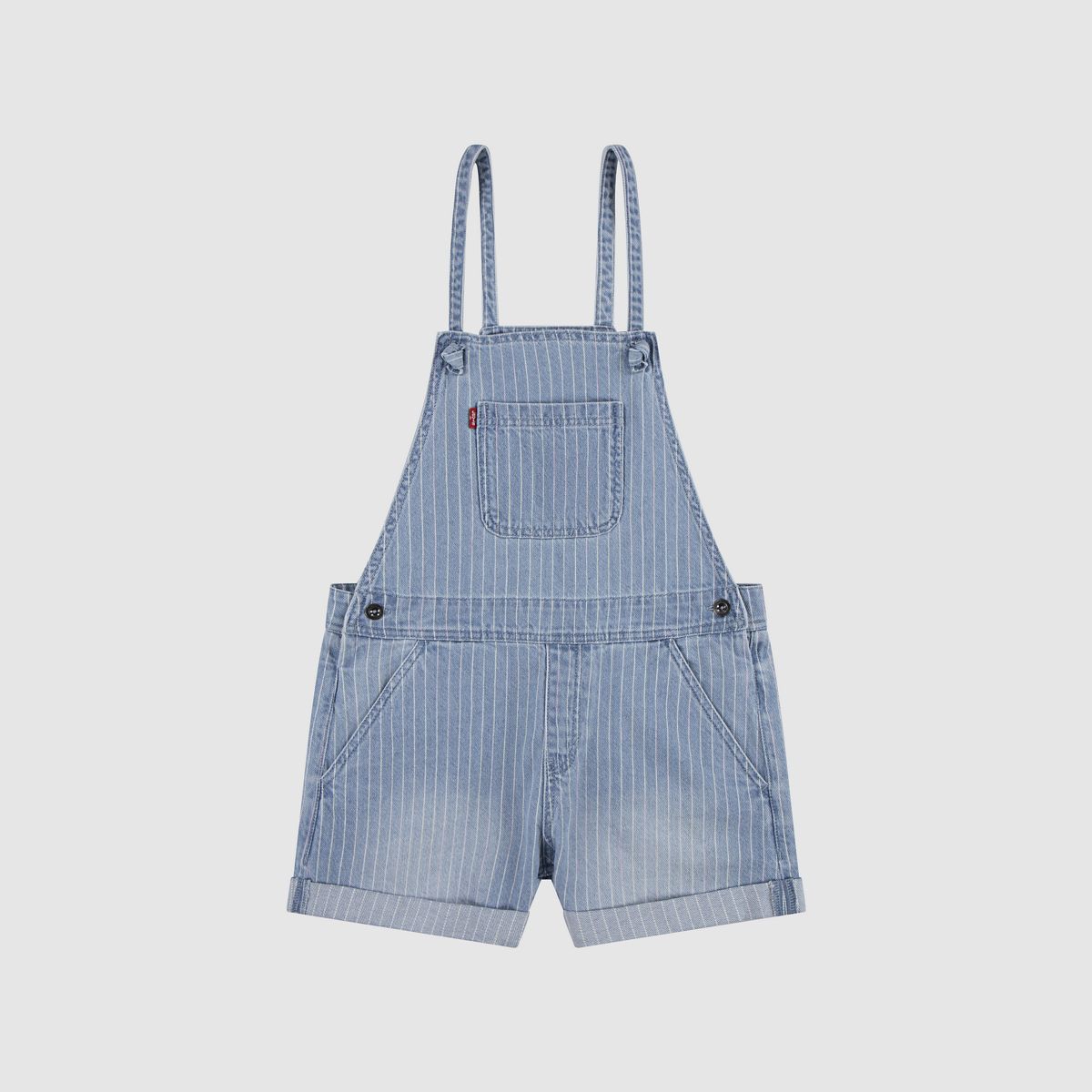 Knot Strap Shortall Big Girls 7-16 — Ever Afternoon - Light Wash