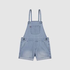 Knot Strap Shortall Big Girls 7-16 — Ever Afternoon - Light Wash 1