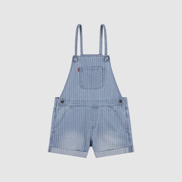 Knot Strap Shortall Big Girls 7-16 — Ever Afternoon - Light Wash