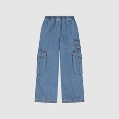 Three Pocket Cargo Big Girls 7-16 — Drew Me In - Medium Wash 2