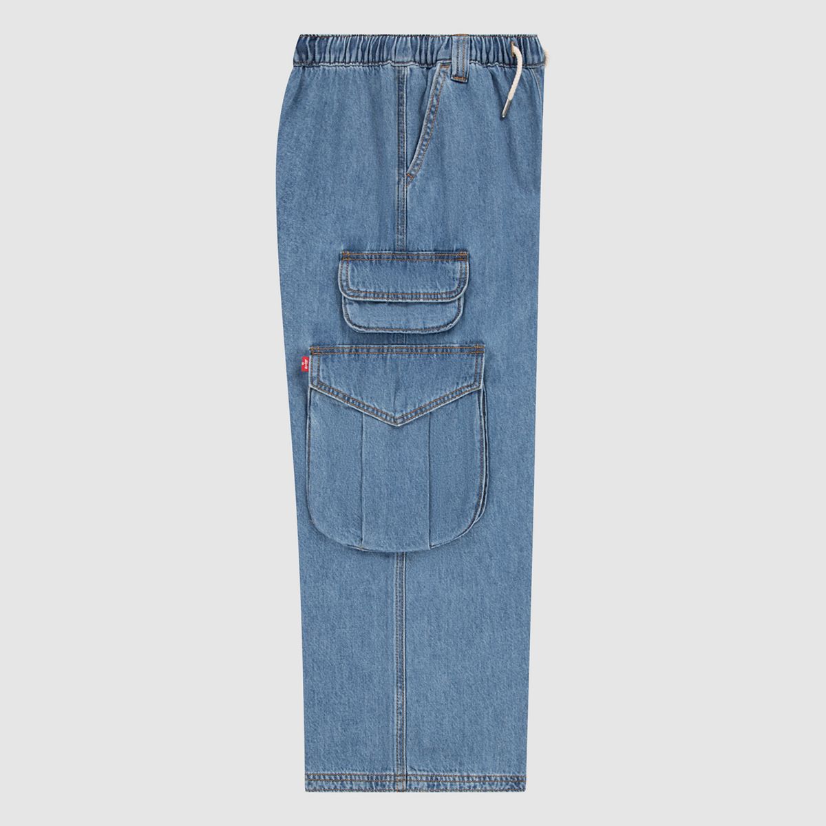 Three Pocket Cargo Big Girls 7-16 — Drew Me In - Medium Wash