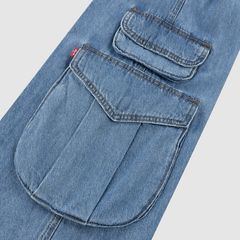 Three Pocket Cargo Big Girls 7-16 — Drew Me In - Medium Wash 4