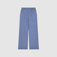 Wide Leg Knit Pants Big Girls 7-16 — Bijou Blue Heather - Blue 6