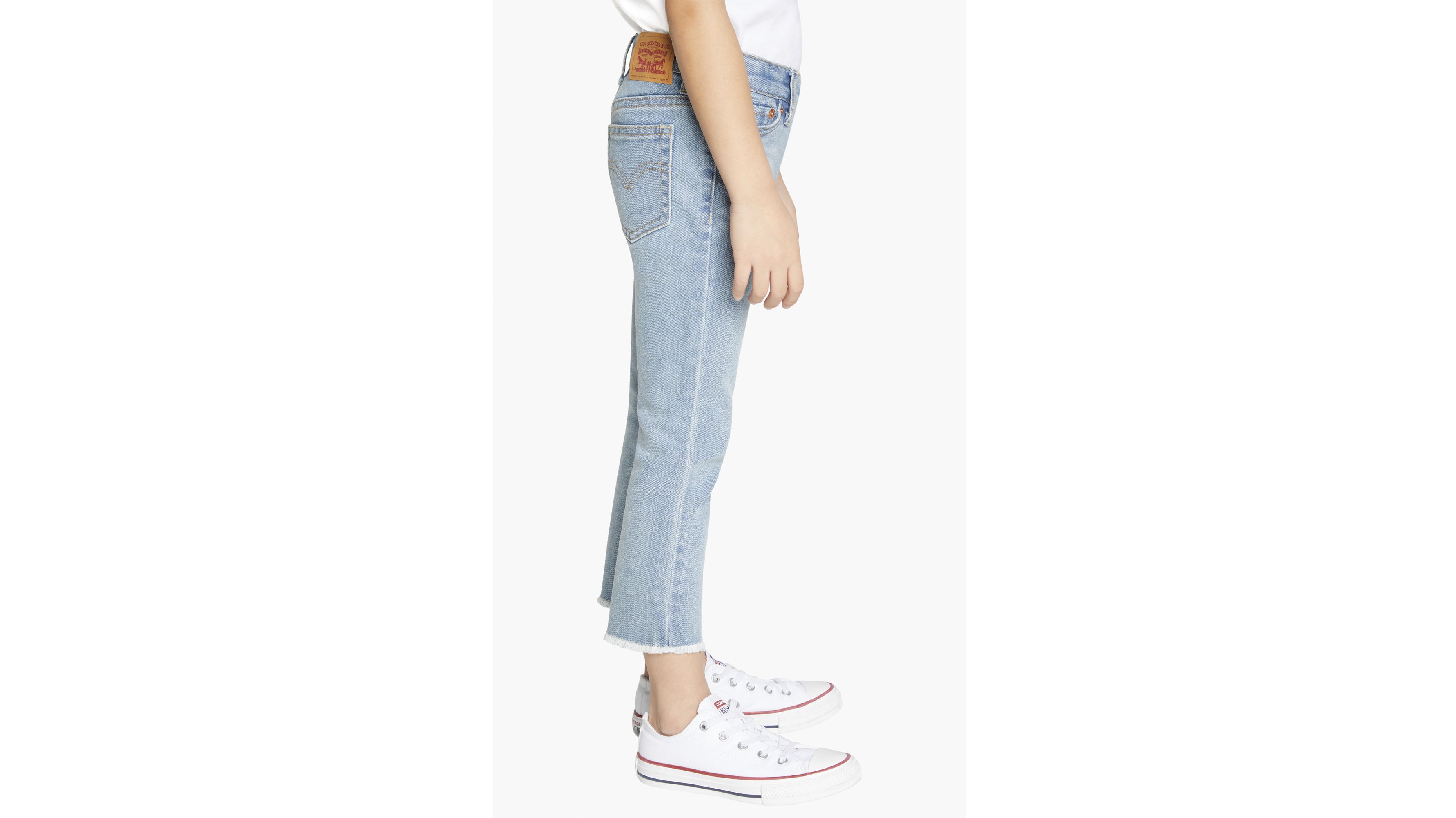 High Rise Ankle Straight Little Girls Jeans 4-6 2