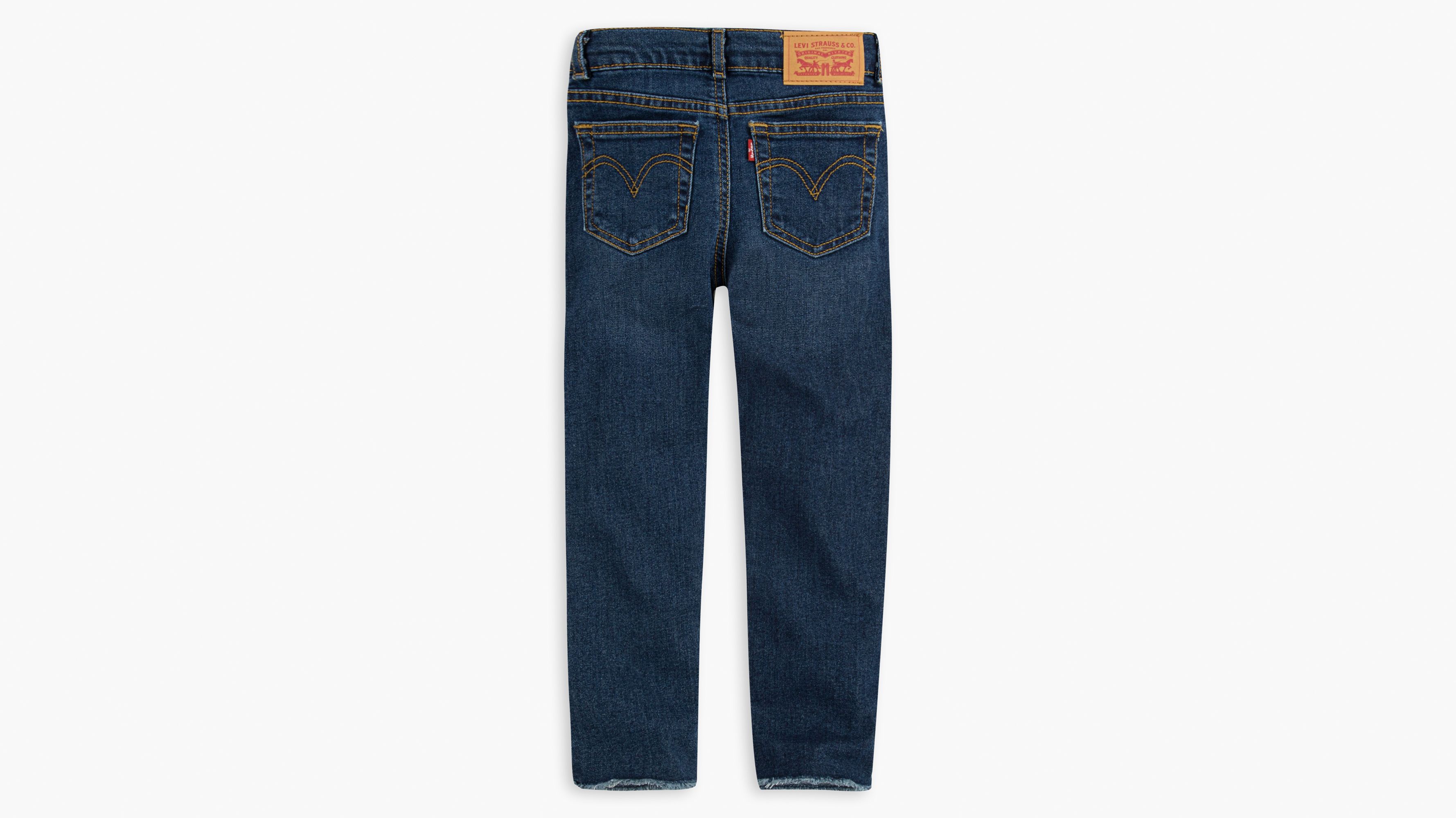 High Rise Ankle Straight Little Girls Jeans 4-6X 8