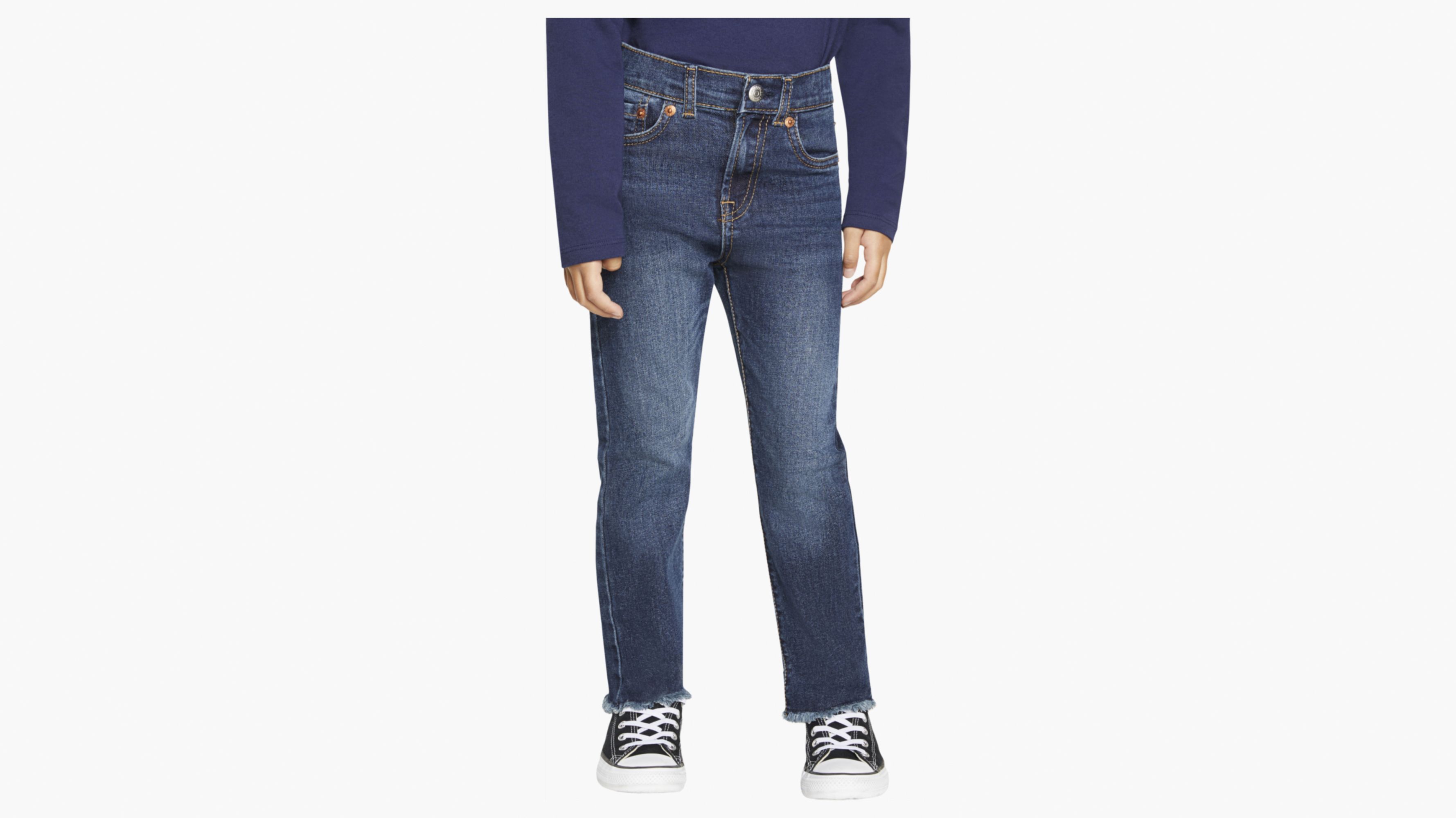 High Rise Ankle Straight Little Girls Jeans 4-6X 2
