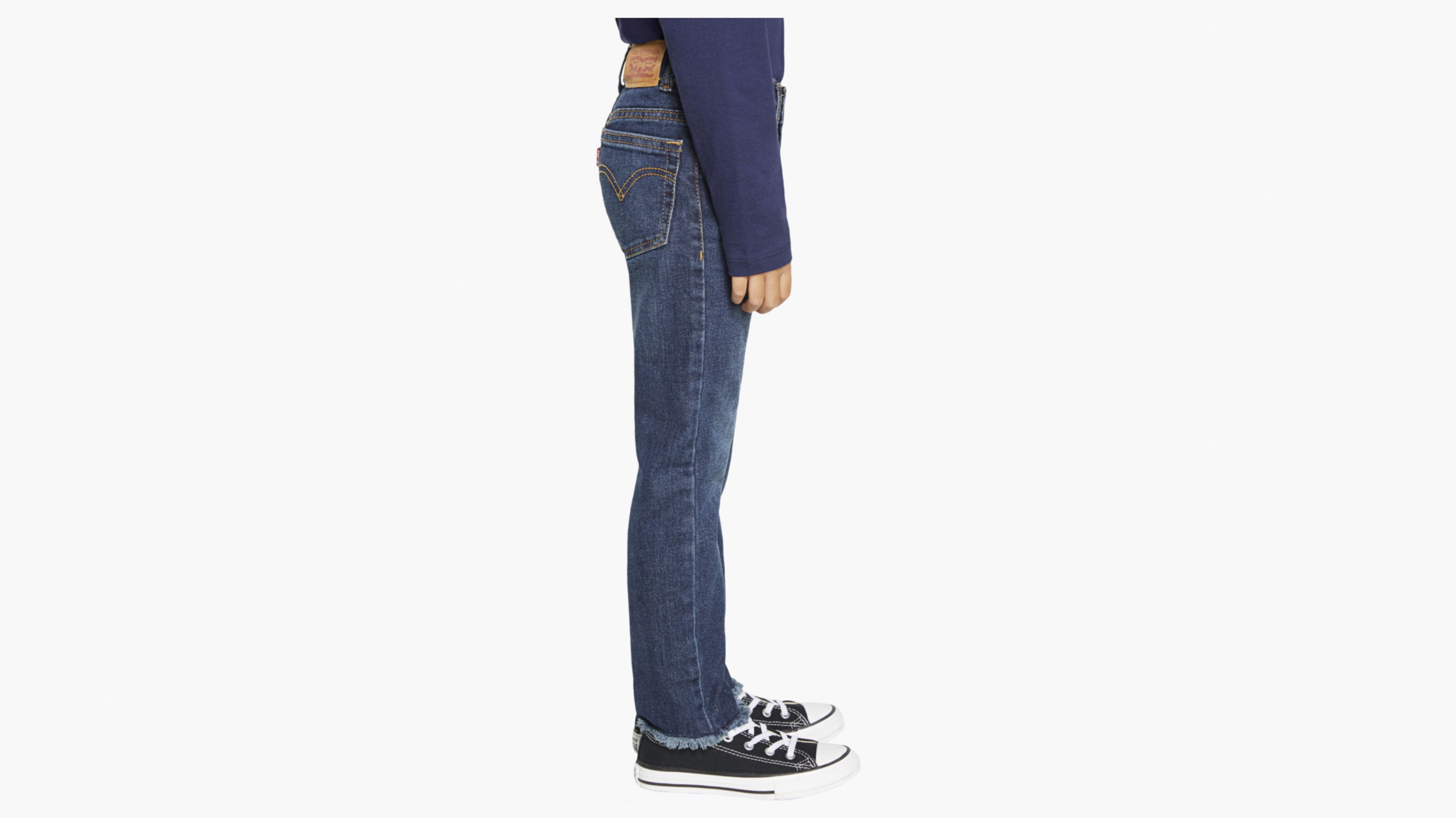 High Rise Ankle Straight Little Girls Jeans 4-6X 3
