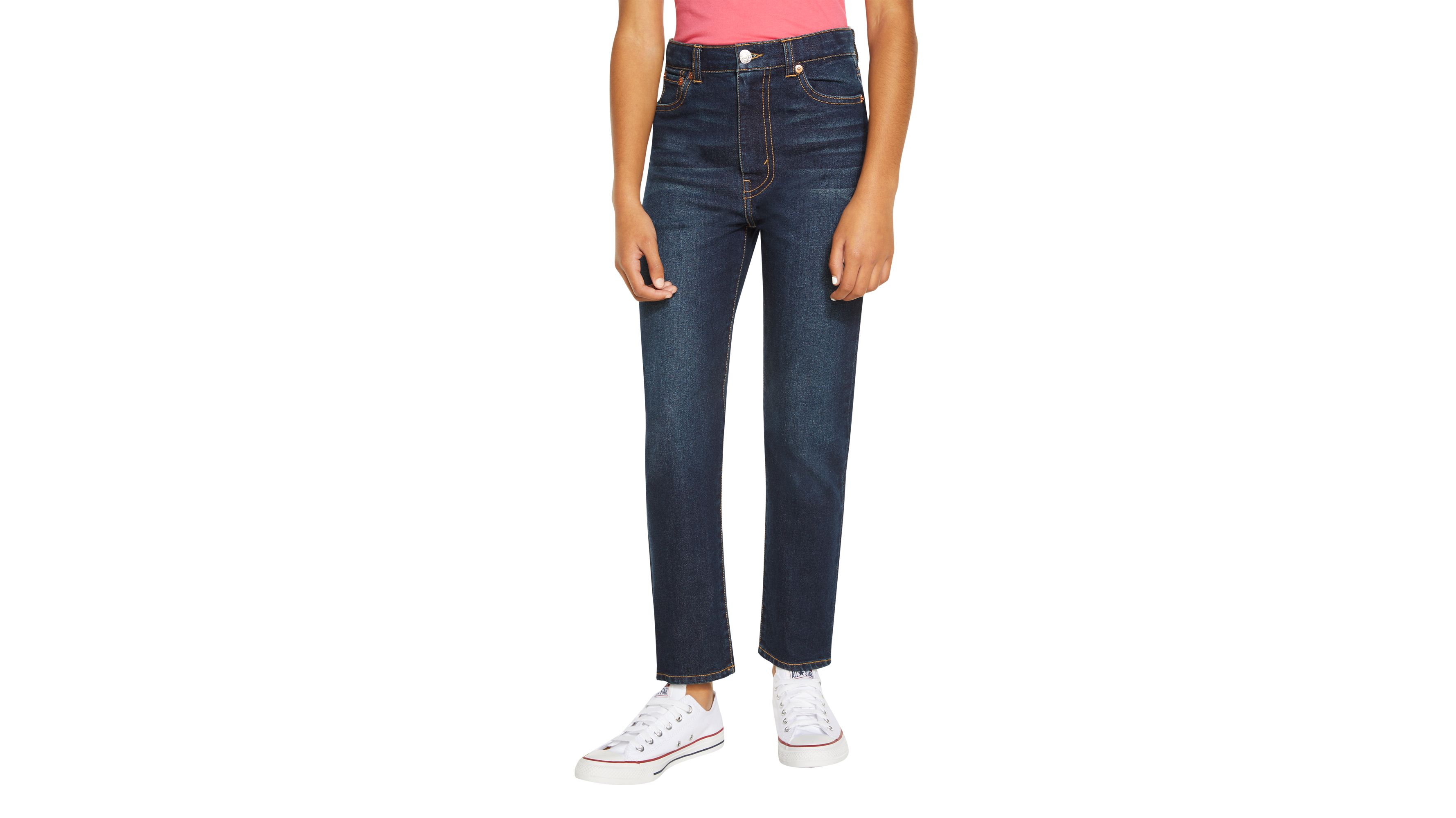 Ribcage Ankle Straight Big Girls Jeans 7-16 9