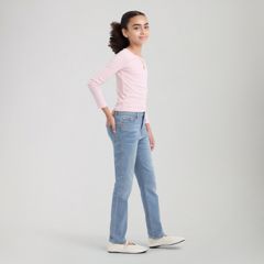 High Rise Straight Big Girls 7-16 — Ferris Wheel - Medium Wash 3