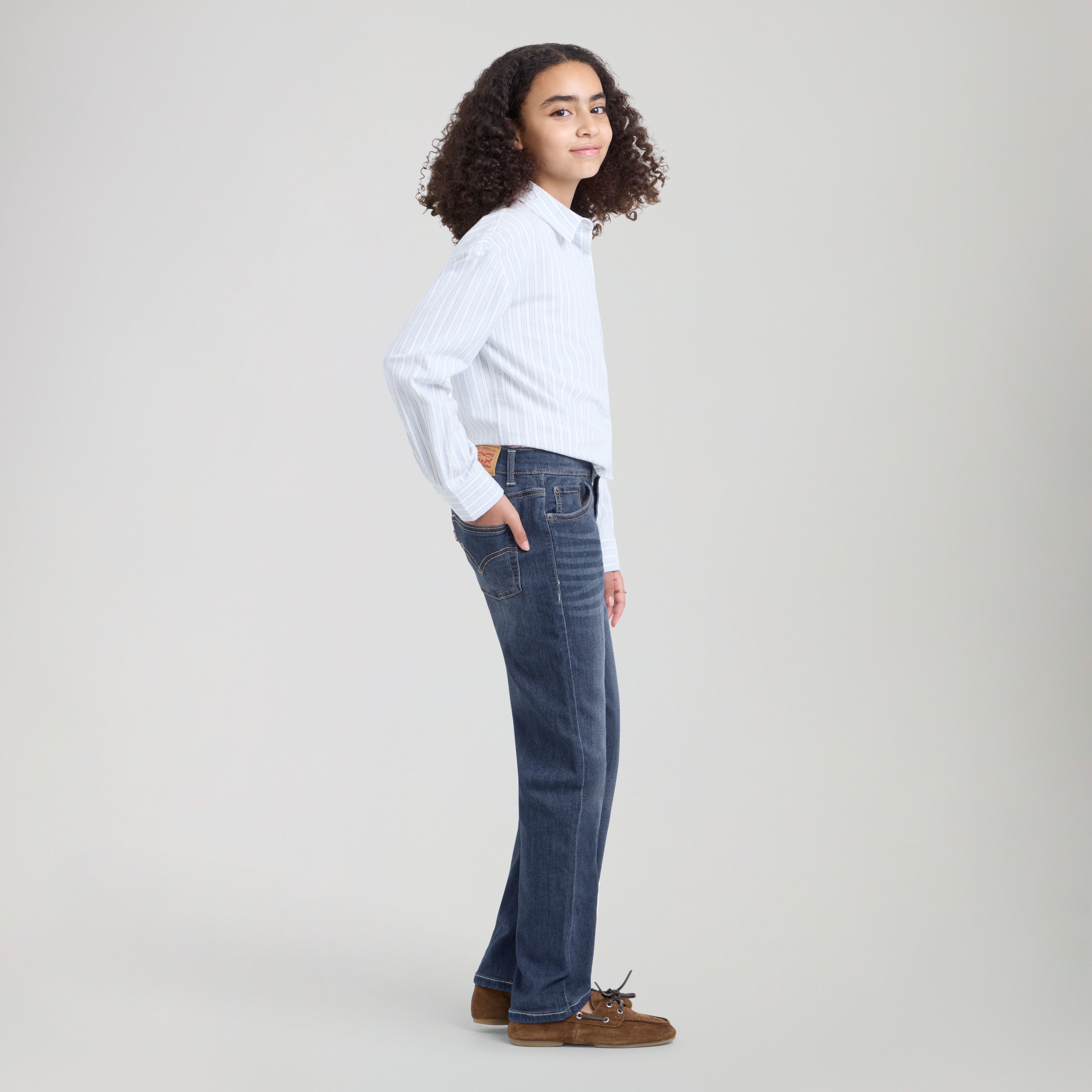 High Rise Straight Big Girls 7-16 4