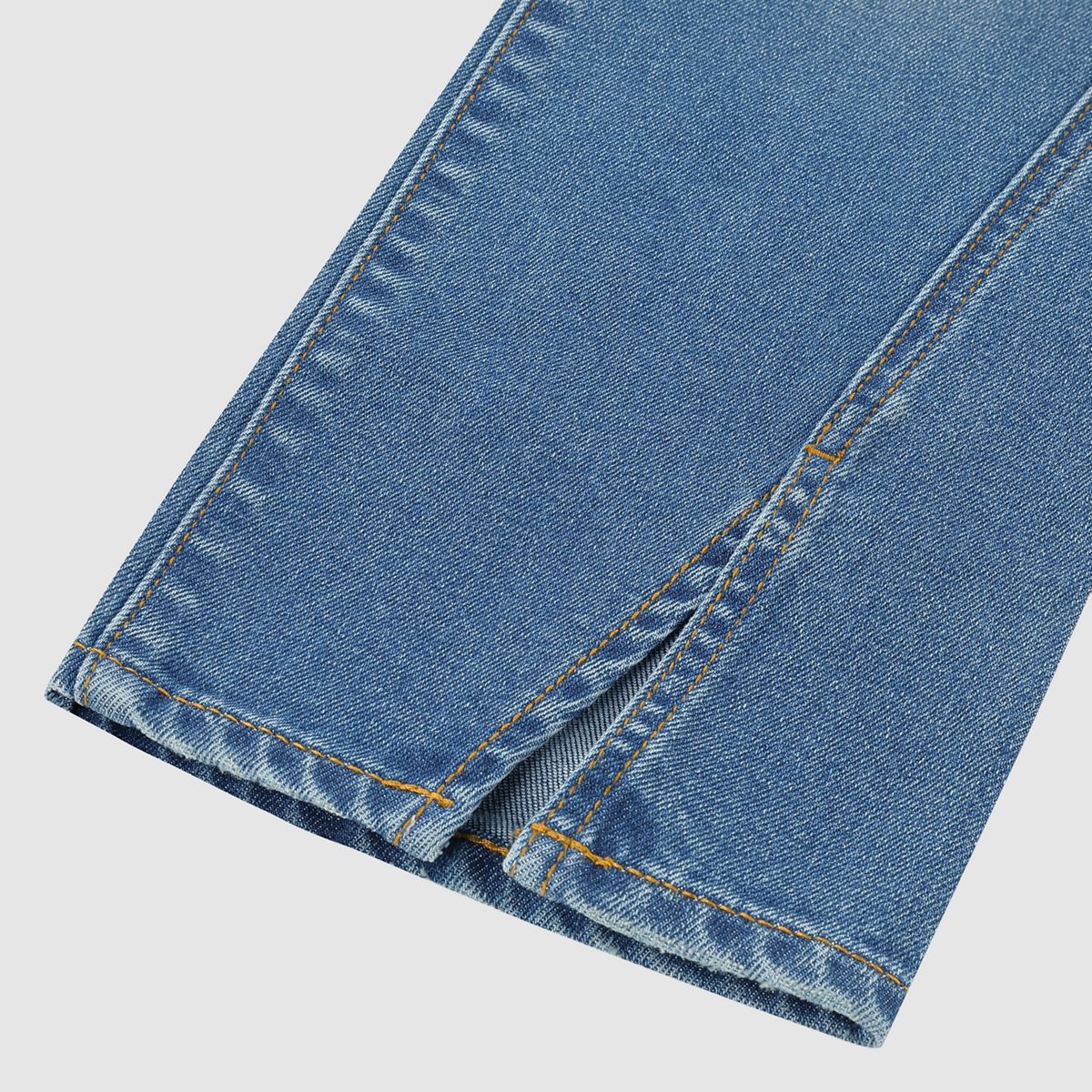 Regular Rise Straight Split Seam Jean Big Girls 7-16 — Lunch Break - Medium Wash