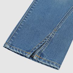 Regular Rise Straight Split Seam Jean Big Girls 7-16 — Lunch Break - Medium Wash 5