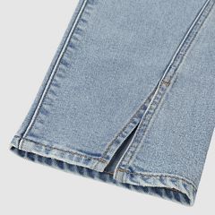 Regular Rise Straight Split Seam Jean Big Girls 7-16 — This And That - Light Wash 4